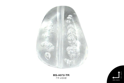 ACR TRANSP CENT TRIANG 30mm REF: KB-0046 TRANSPARENTE 74 u/p