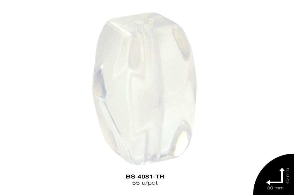 ACR TRANSP CENT HEX 30mm REF: K-0054 TRANSPARENTE 55 u/pqt(.