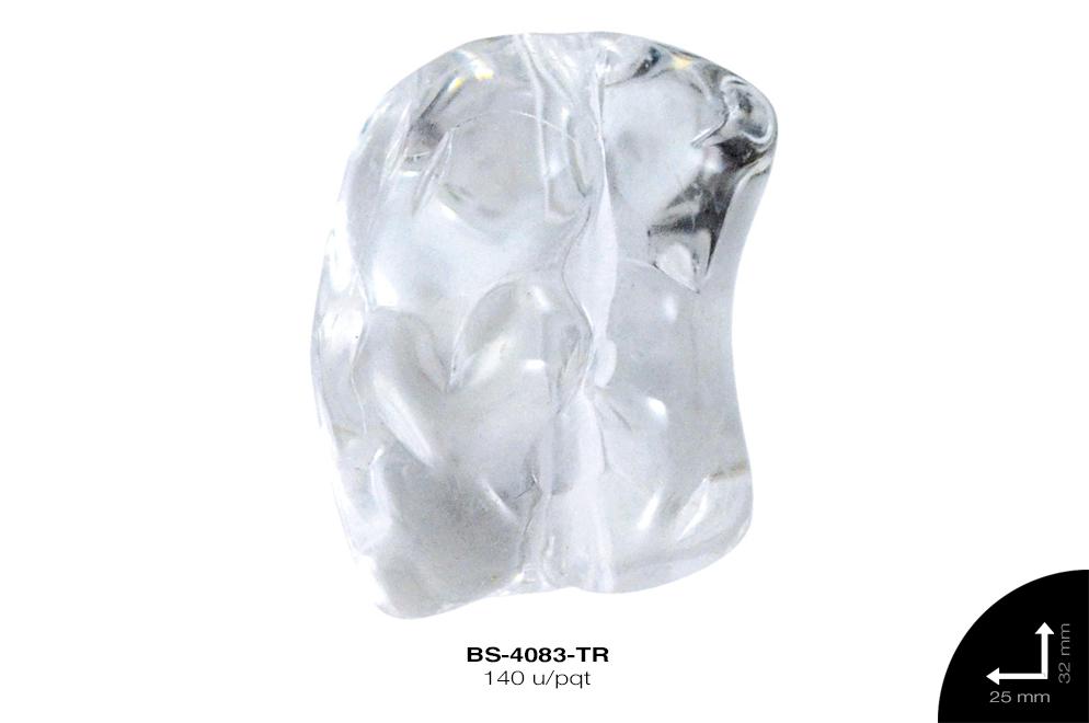 ACR TRANSP CENT PIEDRA 25mm REF: K-0065 TRANSPARENTE 140 u/p