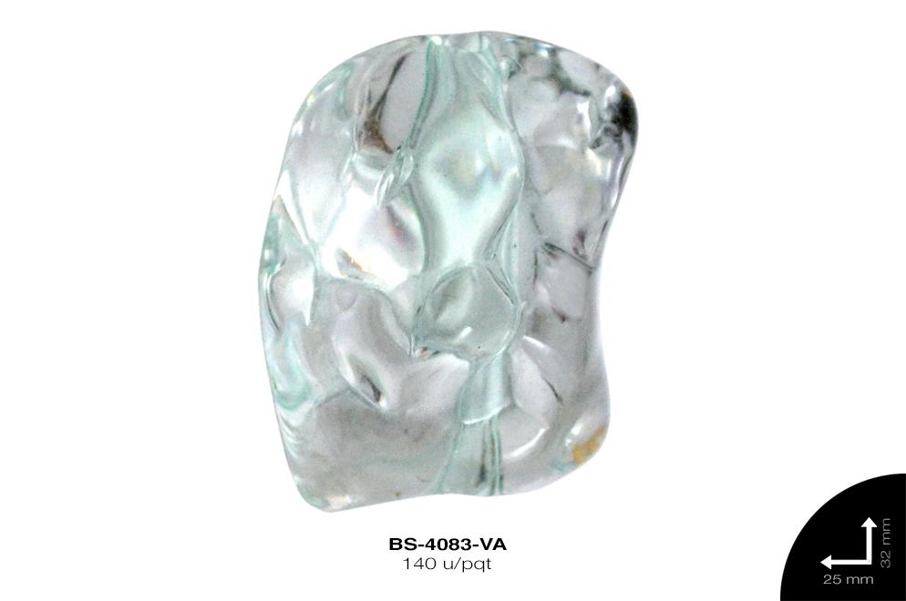 ACR TRANSP CENT PIEDRA 25mm REF: K-0065 VERDE AGUA 140 u/pqt