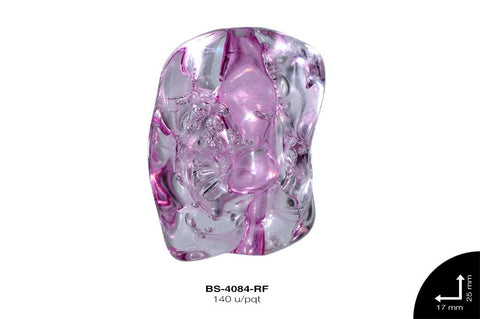 ACR TRANSP CENT PIEDRA B 25mm REF: KB-0065 ROSA FUERTE 140 u