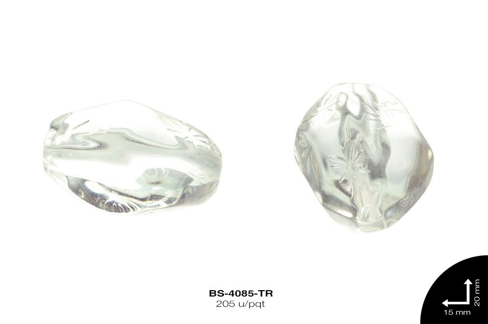 ACR TRANSP CENT PIEDRA 20mm REF: K-0067 TRANSPARENTE 205 u/p