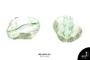 ACR TRANSP CENT PIEDRA 20mm REF: K-0067 VERDE AGUA 205 u/pqt