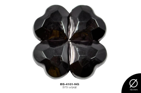 ACRILICO TRANSP FLOR 18mm REF: 578 NEGRO 375 u/pqt(.5kg)