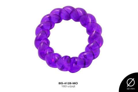 ACRILICO TRANSP ANILLO 32mm REF: 508 MORADO 160 u/pqt(.5kg)