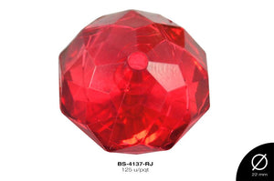 ACRILICO FIG RED 22mm REF: 3913 ROJO 125 u/pqt(.5kg)