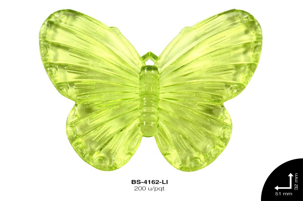 ACRILICO TRANSP MARIPOSA REF: 2159 LIMON 200 u/pqt(.5kg)