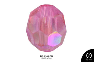 ACRILICO TRANSP BO RED REF: 007-10mm ROSA 1300 u/pqt(.5kg)