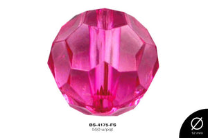 ACRILICO TRANSP ESF REF: 12mm FUCSIA 550 u/pqt(.5kg)