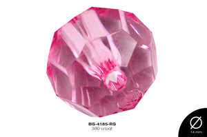 ACRILICO TRANSP RED REF: 009-14mm  ROSA 380 u/pqt(.5kg)