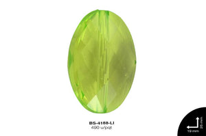 ACRILICO TRANSP OVAL REF: 32 LIMON 490 u/pqt(.5 kg)