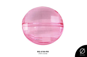 ACRILICO TRANSP CIRC REF: 42 ROSA 250 u/pqt(.5 kg)