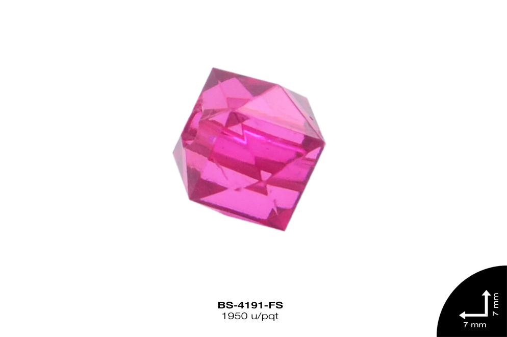 ACRILICO TRANSP CUBO REF: 69 FUCSIA 1950 u/pqt(.5 kg)