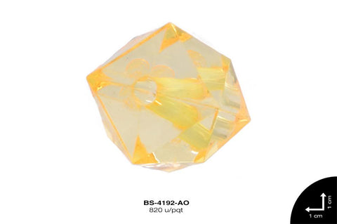 ACRILICO TRANSP CUBO REF: 90 AMARILLO 820 u/pqt(.5 kg)