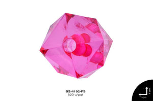 ACRILICO TRANSP CUBO REF: 90 FUCSIA 820 u/pqt(.5 kg)