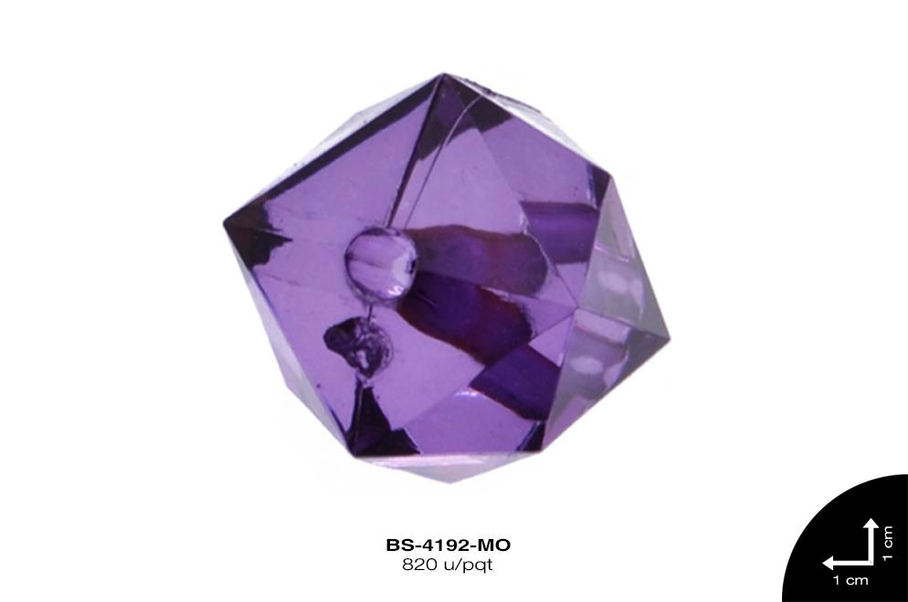 ACRILICO TRANSP CUBO REF: 90 MORADO 820 u/pqt(.5 kg)