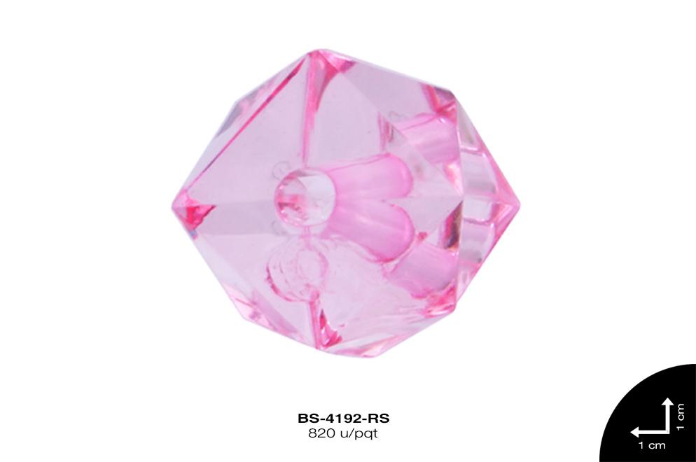 ACRILICO TRANSP CUBO REF: 90 ROSA 820 u/pqt(.5 kg)