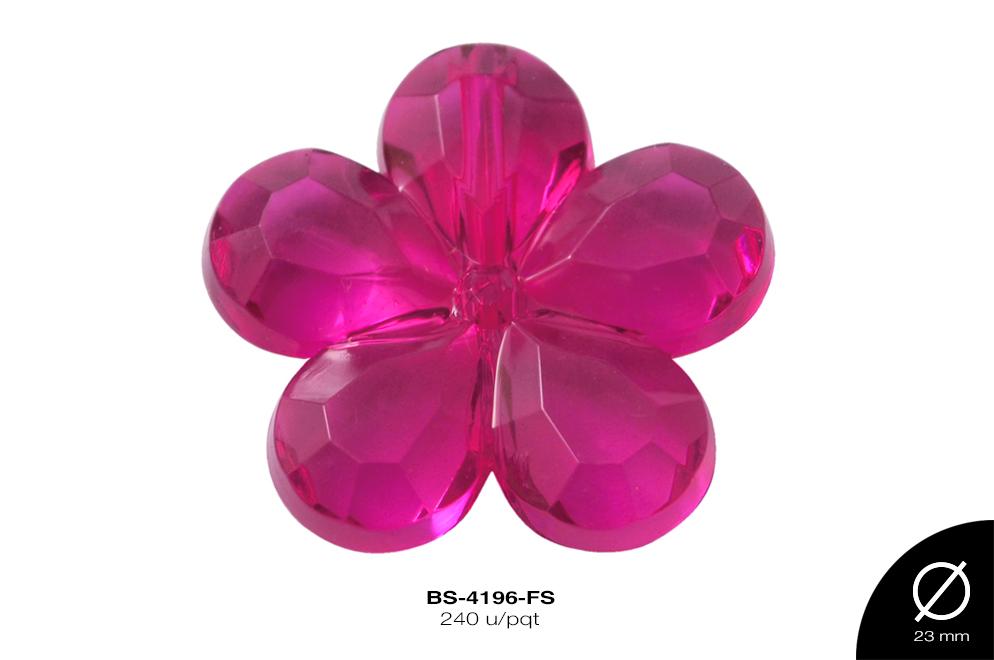 ACRILICO TRANSP FLOR REF: 622 FUCSIA 240 u/pqt(.5 kg)