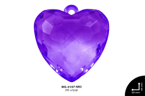 ACRILICO TRANSP CZN REF: 086 MORADO 28 u/pqt(.5kg)