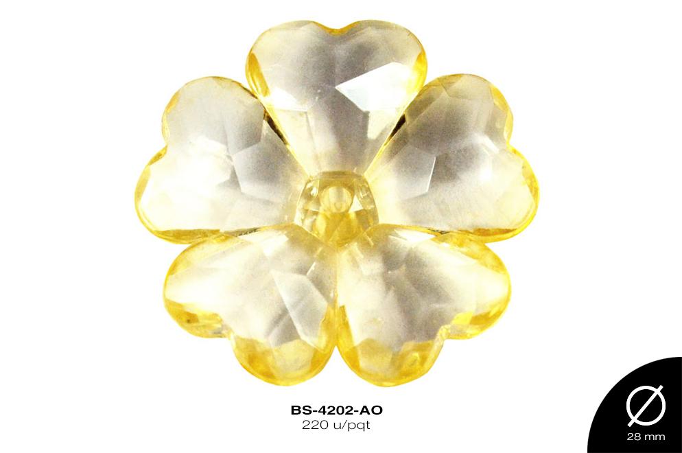 ACRILICO TRANSP FLOR REF:853 AMARILLO 220 u/pqt(.5kg)