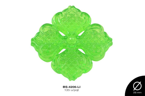 ACRILICO TRANSP FLOR REF:788 LIMON 135 u/pqt(.5kg)