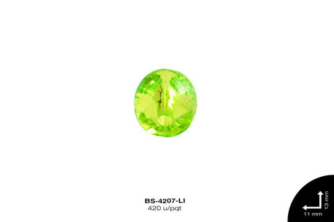 ACRILICO TRANSP BARRIL REF: 14 LIMON 420 u/pqt(.5kg)