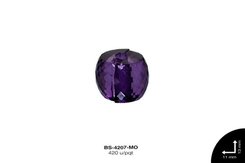 ACRILICO TRANSP BARRIL REF: 14 MORADO 420 u/pqt(.5kg)