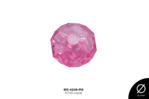 ACRILICO TRANSP RONDELA 6mm REF: 774 ROSA 6750 u/pqt(.5kg)