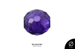 ACRILICO TRANSP RONDELA 8mm REF: 714 MORADO 2850 u/pqt(.5kg)