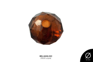 ACRILICO TRANSP RONDELA 8mm REF: 714 OCRE 2850 u/pqt(.5kg)