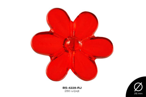 ACRILICO FLOR REF: 1791 ROJO 285 u/pqt(.5kg)