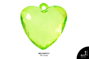 ACRILICO TRANSP CZN 34mm LIMON 50 u/pqt(.5kg)