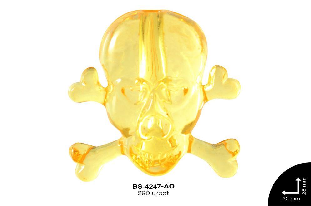 ACRILICO CALAVERA 22mm REF: 522# AMARILLO 290 u/pqt(.5kg)