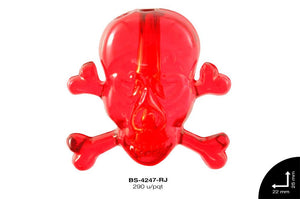 ACRILICO CALAVERA 22mm REF: 522# ROJO 290 u/pqt(.5kg)