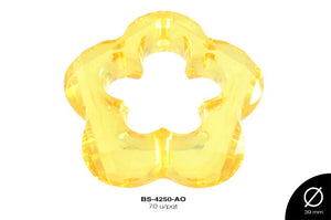 ACRILICO FLOR H 39mm REF: 708# AMARILLO 70 u/pqt(.5kg)