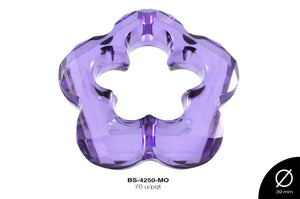 ACRILICO FLOR H 39mm REF: 708# MORADO 70 u/pqt(.5kg)