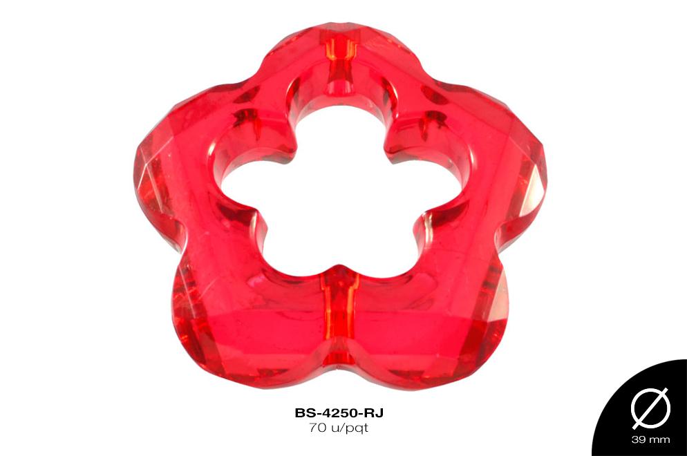 ACRILICO FLOR H 39mm REF: 708# ROJO 70 u/pqt(.5kg)