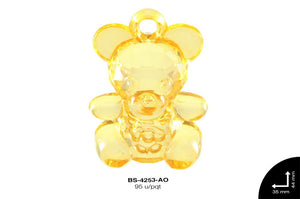 ACRILICO OSO 35mm REF: 158# AMARILLO 95 u/pqt(.5kg)