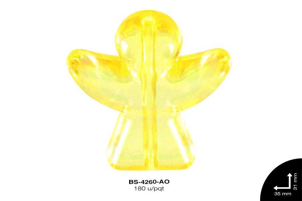 ACRILICO ANGEL BO 31mm REF: 990#AB AMARILLO 180 u/pqt(.5kg)