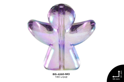 ACRILICO ANGEL BO 31mm REF: 990#AB MORADO 180 u/pqt(.5kg)