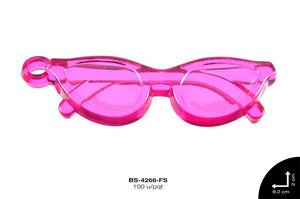 ACRILICO GAFAS 62X20mm REF: 983# FUCSIA 100 u/pqt(.5kg)