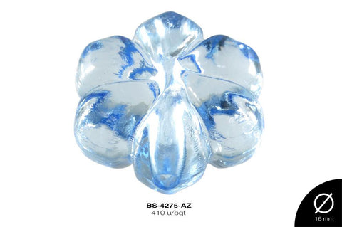 ACRILICO FLOR 16mm REF: 754 AZUL 410u/pqt(.5kg)