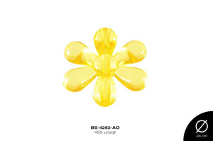 ACRILICO FLORX6 24mm AMARILLO 455 u/pqt(.5kg)