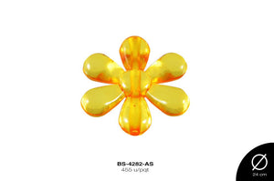 ACRILICO FLORX6 24mm AMARILLO SOL 455 u/pqt(.5kg)