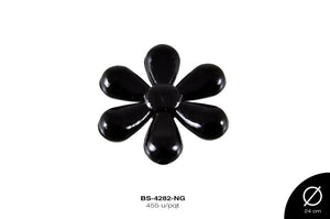 ACRILICO FLORX6 24mm NEGRO 455 u/pqt(.5kg)