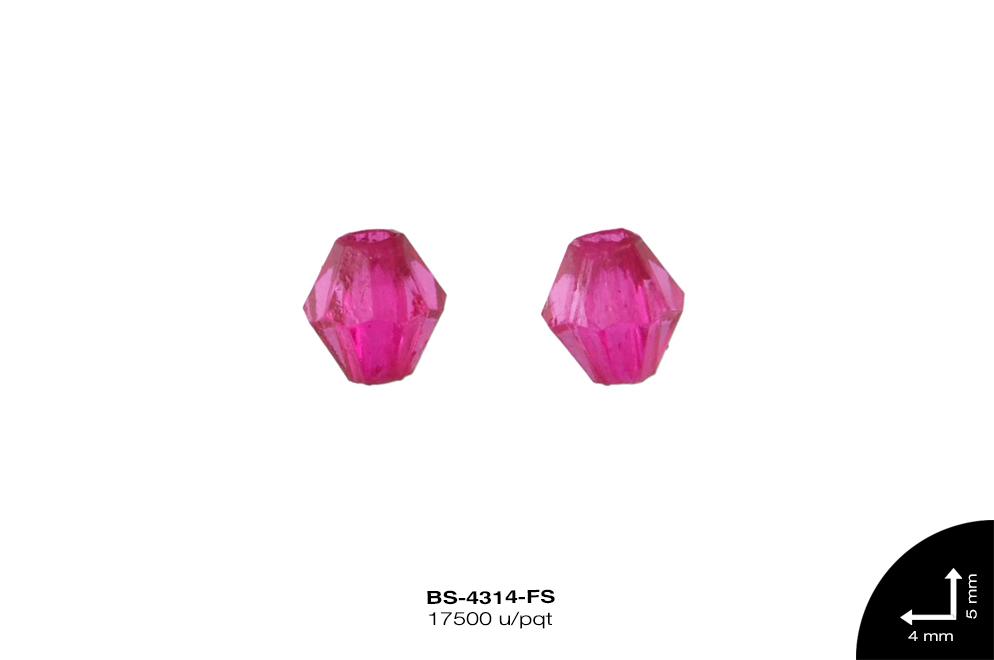 ACRILICO TRANSP ROMBO REF: 4mm FUCSIA 17500 u/pqt(.5kg)