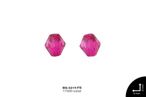 ACRILICO TRANSP ROMBO REF: 4mm FUCSIA 17500 u/pqt(.5kg)