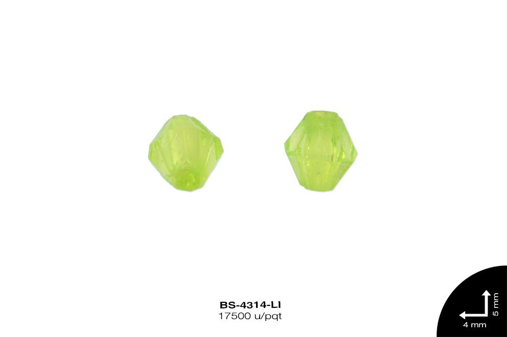 ACRILICO TRANSP ROMBO REF: 4mm LIMON 17500 u/pqt(.5kg)