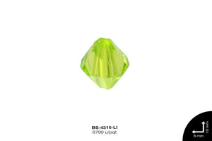 ACRILICO TRANSP ROMBO REF: 6mm LIMON 6700 u/pqt(.5kg)