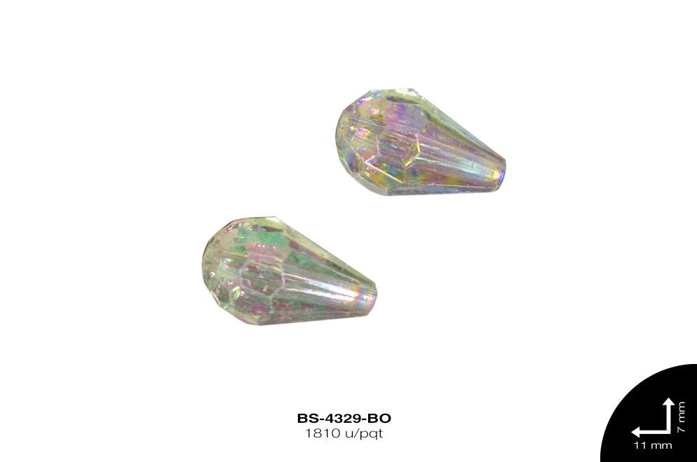 Acrilico Transparente BO Gota 11X7mm REF: A28 BOREAL 1810 u/